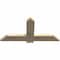 Ekena Millwork Eugene Rough Sawn Timber Gable Bracket, Douglas Fir, 48"W x 24"H x 2"D x 6"F, 12/12 Pitch GBW048X24X0206EUG00RDF - alternate 5